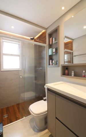 Apartamento à venda com 91m², 2 quartos e 2 vagasSuíte 1 Banheiro 