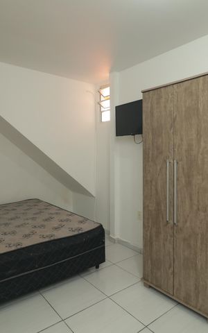 Studio para alugar com 28m², 1 quarto e sem vagaQuarto