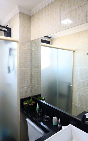 Apartamento à venda com 58m², 2 quartos e 1 vagaBanheiro 2