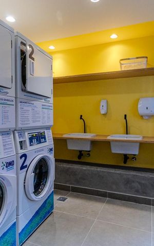 Studio para alugar com 27m², 1 quarto e sem vagaLavanderia