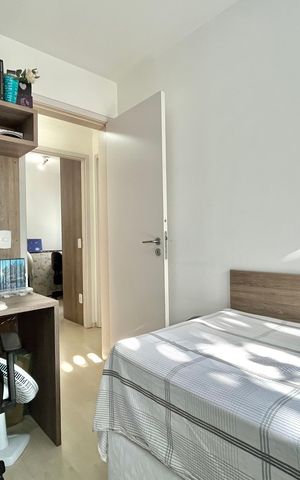 Apartamento à venda com 68m², 3 quartos e 2 vagas Apartamento à venda com 68m², 3 quartos e 2 vagasQuarto 2