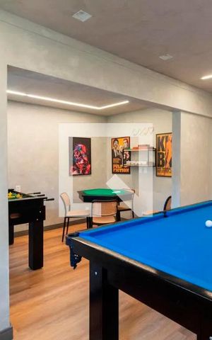 Apartamento para alugar com 28m², 1 quarto e sem vaga Apartamento para alugar com 28m², 1 quarto e sem vagaárea comum - salão de jogos