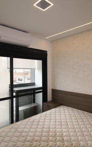 Apartamento para alugar com 28m², 1 quarto e 1 vagaStudio