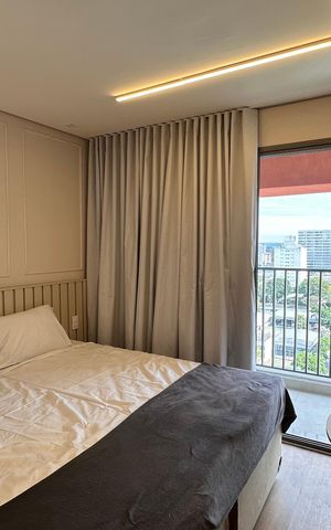 Studio para alugar com 26m², 1 quarto e sem vaga
