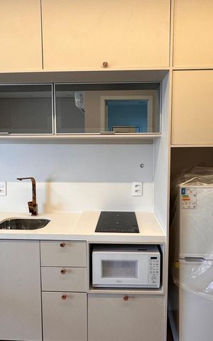 Studio para alugar com 26m², 1 quarto e sem vaga