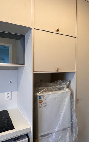 Studio para alugar com 26m², 1 quarto e sem vaga