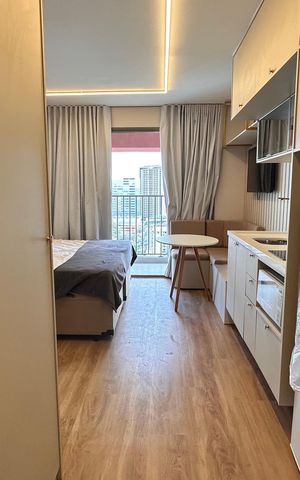 Studio para alugar com 26m², 1 quarto e sem vaga