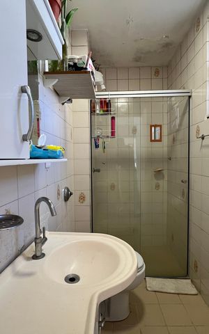 Apartamento para alugar com 57m², 3 quartos e 1 vaga Apartamento para alugar com 57m², 3 quartos e 1 vagaBanheiro Social