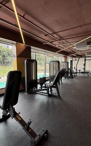 Studio à venda com 43m², 1 quarto e sem vaga Studio à venda com 43m², 1 quarto e sem vagaAcademia