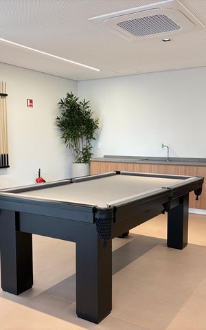 Studio à venda com 43m², 1 quarto e sem vaga Studio à venda com 43m², 1 quarto e sem vagaSalão de jogos