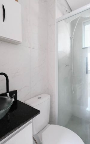 Apartamento para alugar com 34m², 2 quartos e sem vagaBanheiro