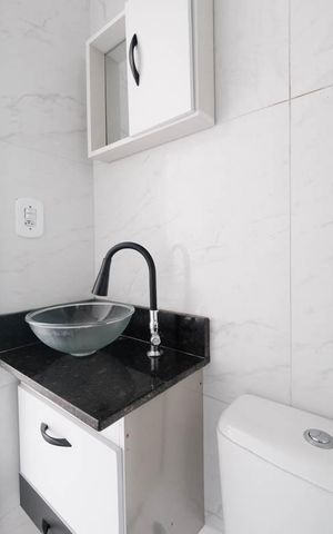 Apartamento para alugar com 34m², 2 quartos e sem vagaBanheiro