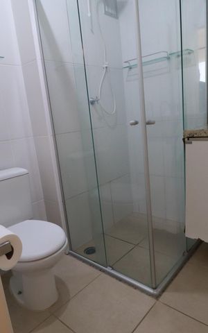 Apartamento para alugar com 57m², 2 quartos e 1 vagaBanheiro suite 