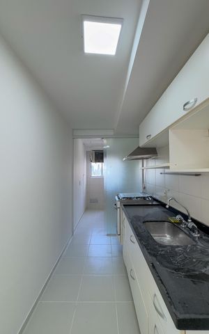 Apartamento à venda com 72m², 2 quartos e 2 vagasCozinha e Área de Serviço