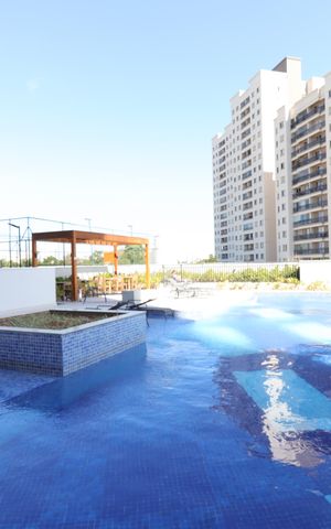 Apartamento à venda com 38m², 2 quartos e 1 vagaÁrea comum - Piscina