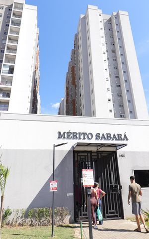 Apartamento à venda com 38m², 2 quartos e 1 vagaFachada e portaria