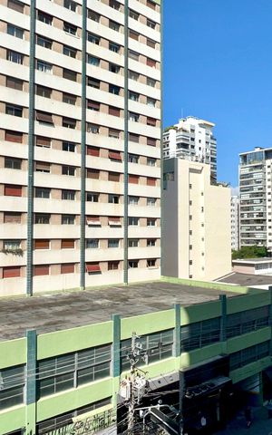 Studio à venda com 30m², 1 quarto e sem vagaVista da Varanda