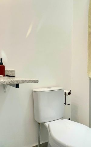 Studio à venda com 30m², 1 quarto e sem vagaBanheiro da Suíte