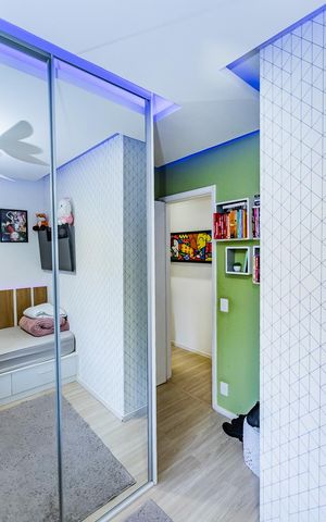 Apartamento à venda com 52m², 3 quartos e 2 vagasQuarto 2