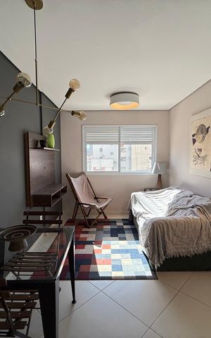 Apartamento para alugar com 44m², 1 quarto e sem vaga