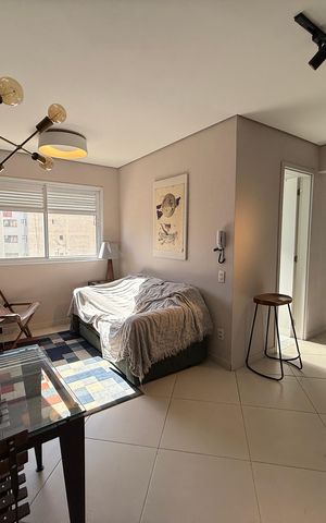 Apartamento para alugar com 44m², 1 quarto e sem vaga