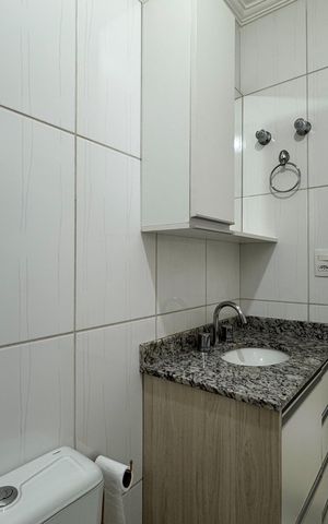 Apartamento para alugar com 85m², 2 quartos e 2 vagasBanheiro Social