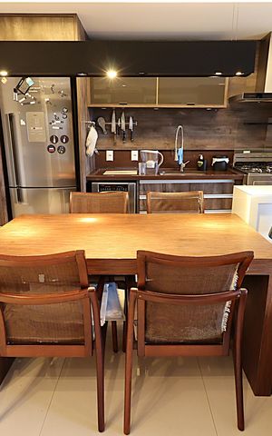 Apartamento à venda com 59m², 1 quarto e 1 vagaSala/Cozinha