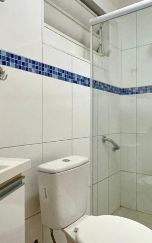 Apartamento para alugar com 60m², 1 quarto e sem vaga Apartamento para alugar com 60m², 1 quarto e sem vagaBanheiro