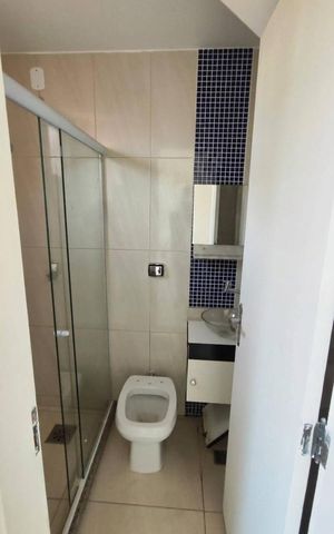 Studio para alugar com 25m², 1 quarto e sem vaga Studio para alugar com 25m², 1 quarto e sem vagaBanheiro