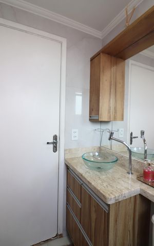 Apartamento para alugar com 49m², 2 quartos e 1 vagaBanheiro Social