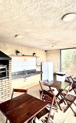 Apartamento à venda com 40m², 2 quartos e 1 vaga Apartamento à venda com 40m², 2 quartos e 1 vagaÁrea comum - Churrasqueira