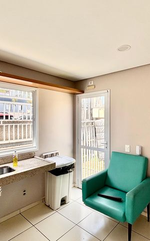 Apartamento à venda com 40m², 2 quartos e 1 vaga Apartamento à venda com 40m², 2 quartos e 1 vagaÁrea comum - Salão de festas