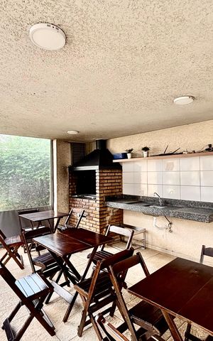 Apartamento à venda com 40m², 2 quartos e 1 vaga Apartamento à venda com 40m², 2 quartos e 1 vagaÁrea comum - Churrasqueira
