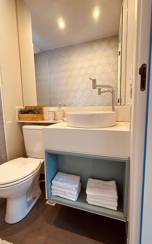 Apartamento à venda com 41m², 1 quarto e 1 vaga Apartamento à venda com 41m², 1 quarto e 1 vagaBanheiro