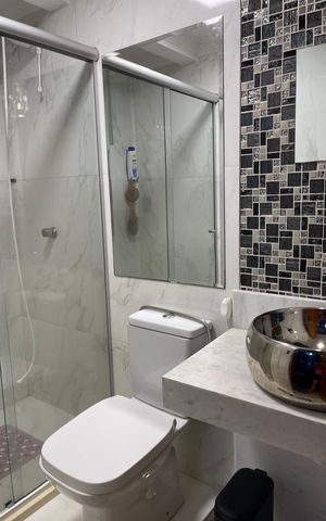 Apartamento à venda com 70m², 3 quartos e 2 vagas Apartamento à venda com 70m², 3 quartos e 2 vagasBanheiro