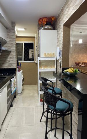 Apartamento à venda com 70m², 3 quartos e 2 vagas Apartamento à venda com 70m², 3 quartos e 2 vagasCozinha