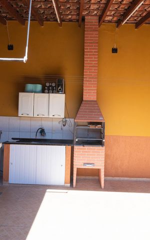 Casa à venda com 127m², 2 quartos e 4 vagas Casa à venda com 127m², 2 quartos e 4 vagasChurrasqueira