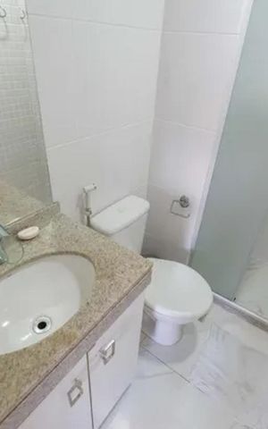 Apartamento à venda com 70m², 2 quartos e 2 vagas Apartamento à venda com 70m², 2 quartos e 2 vagasBanheiro