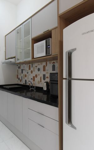 Studio à venda com 25m², 1 quarto e sem vagaCozinha
