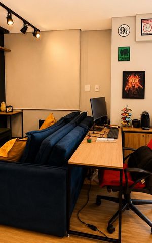 Apartamento à venda com 49m², 1 quarto e 1 vaga Apartamento à venda com 49m², 1 quarto e 1 vagaSala