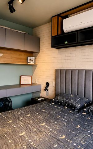 Apartamento à venda com 49m², 1 quarto e 1 vaga Apartamento à venda com 49m², 1 quarto e 1 vagaDormitório - Suíte