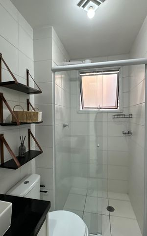 Apartamento para alugar com 51m², 2 quartos e 1 vaga Apartamento para alugar com 51m², 2 quartos e 1 vagaBanheiro