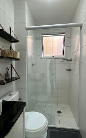 Apartamento para alugar com 51m², 2 quartos e 1 vaga Apartamento para alugar com 51m², 2 quartos e 1 vagaBanheiro