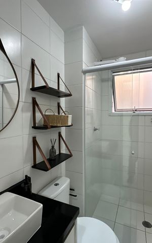Apartamento para alugar com 51m², 2 quartos e 1 vaga Apartamento para alugar com 51m², 2 quartos e 1 vagaBanheiro