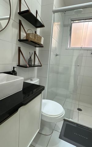 Apartamento para alugar com 51m², 2 quartos e 1 vaga Apartamento para alugar com 51m², 2 quartos e 1 vagaBanheiro