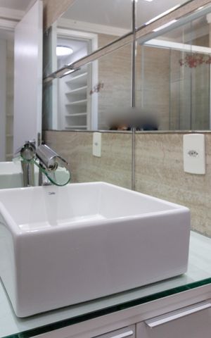Apartamento para alugar com 103m², 3 quartos e 2 vagasBanheiro da suíte 
