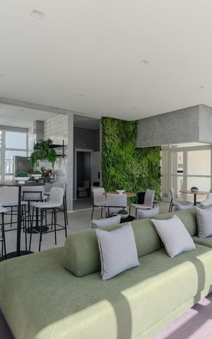 Studio para alugar com 27m², 1 quarto e sem vaga Studio para alugar com 27m², 1 quarto e sem vagaÁrea comum - Salão de festas