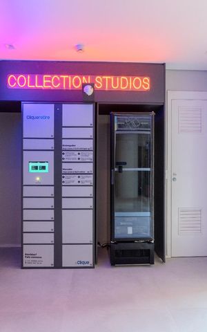 Studio para alugar com 27m², 1 quarto e sem vaga Studio para alugar com 27m², 1 quarto e sem vagaÁrea comum - Smart Locker
