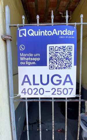 Casa para alugar com 42m², 1 quarto e sem vaga Casa para alugar com 42m², 1 quarto e sem vagaPlaca