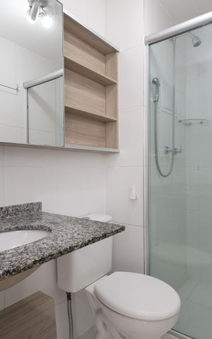Apartamento para alugar com 55m², 2 quartos e 1 vaga Apartamento para alugar com 55m², 2 quartos e 1 vagaBanheiro